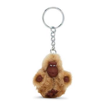 Kipling Sven Extra Small Iconic Monkey Keychain Accessories Caramel Beige | AU 1974MQ